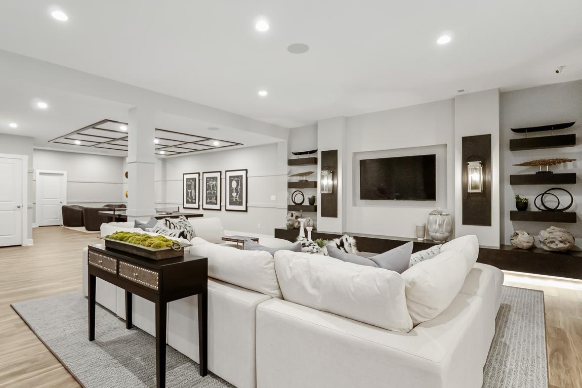 HKS finished basement living room
